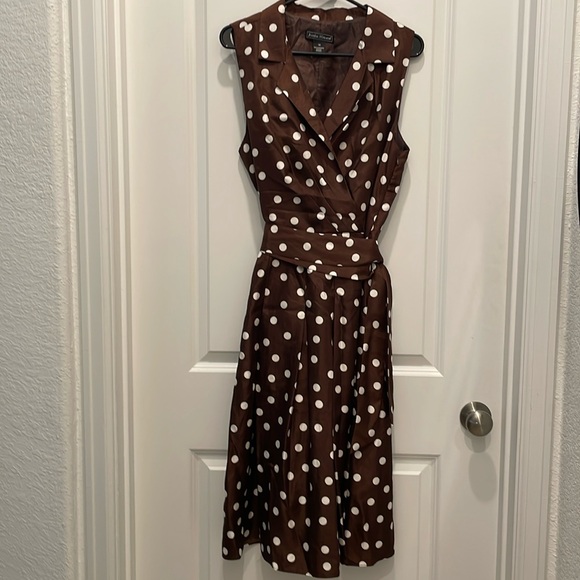 Jessica Howard Vintage Pretty Woman Poka-dot SZ 16 - Picture 1 of 8